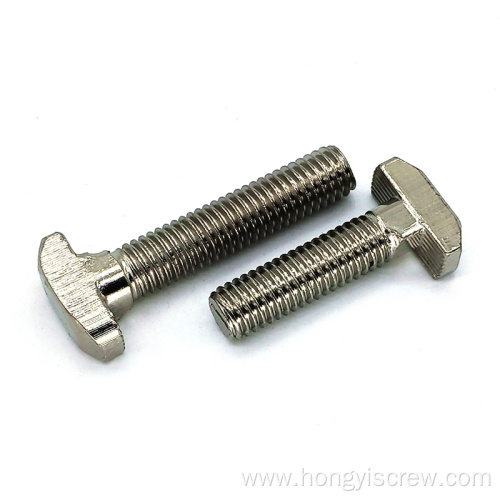 Grade 10.9 fastener M4 t head bolt